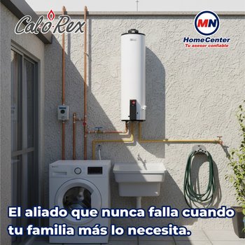 Calentador Depósito Calorex Maximus 132 L Gas Natural 4 Servicio