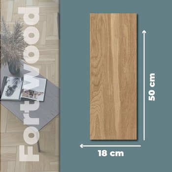 Piso Fort Wood Brown Daltile 18x50 cm