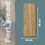 Piso Fort Wood Brown Daltile 18x50 cm