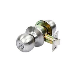 Cerradura Recámara Pomo Gamma Acero Inox