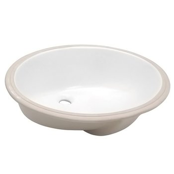 Lavabo Bajo Cubierta Helvex con Rebosadero Blanco LV Lugano