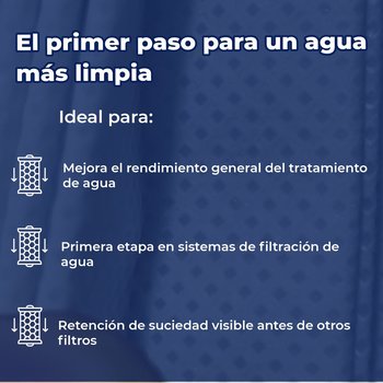 Cartucho Rotoplas Polipropileno Filtro Estándar Paso 1