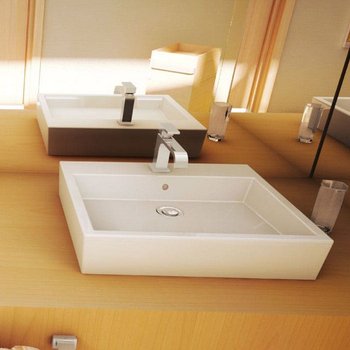 Lavabo Marfil Helvex Sobreponer LVLUCERNA1M