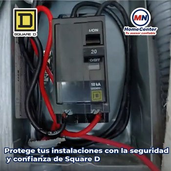 Pastilla Termomagnética Square D 2 x 20 amp