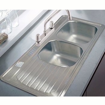 Fregadero Eb Técnica 2 Tinas 1 Escurridor 144 x 54 cm