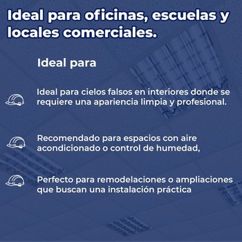 Plafón Cortega 704 5/8 pulgs 61 x 61 cm