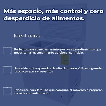 Congelador horizontal 5 pies Prime