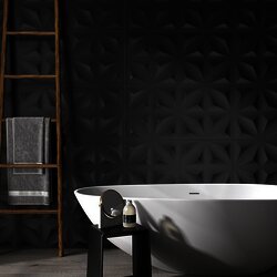 Muro Pure Fiore Black Daltile 45 x 90 cm Rectificado