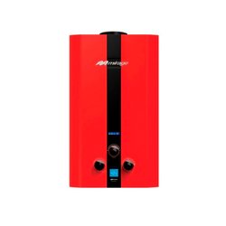 Calentador Paso 10 Lts Rojo Gas Nat Incluye Kit de Instalación