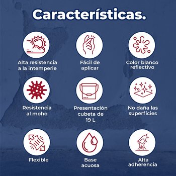 Impermeabilizante Thermotek Muros Blanco 19 Lt