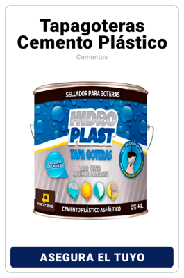 Tapagoteras Cemento Plástico Hidroplast
