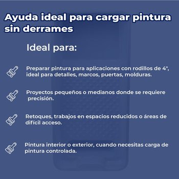 Charola Byp Reforzada Para Rodillo de 4" Pulg Uso Profesional