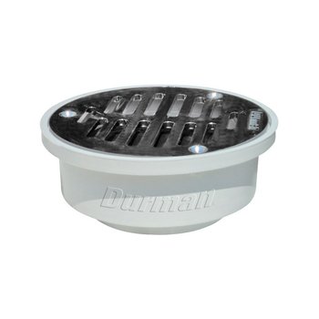 Coladera Universal PVC 4 Redonda Rejilla 100 mm