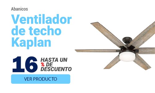 Ventilador De Techo Kaplan Bronce