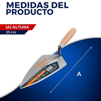 Cuchara Truper para Albañil 10 pulg