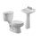 Paquete sanitario Maya color blanco con pedestal
