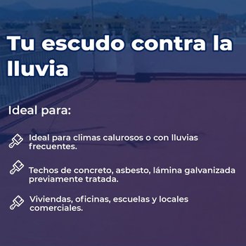 Impermeabilizante Acrílico Thermotek Fibratado Rojo 5 A 19 l
