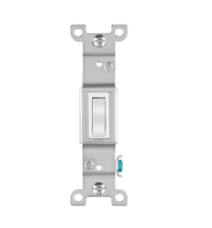 Apagador Sencillo Vertical Blanco APSE-SB