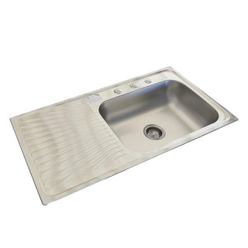 Fregadero Mark Eb Técnica M Acero Inoxidable 80 X 52 cm