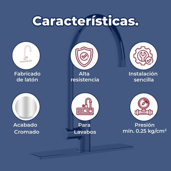 Llave Mezcladora Monomando Para Fregadero Helvex Elite E-300