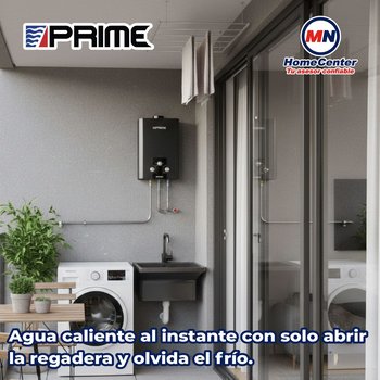 Calentador Paso 06 LTS Instantáneo Baja Presión GN Prime Negro