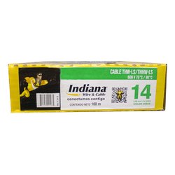 Cable Eléctrico Verde Rollo de 100 M Calibre 14 THW-LS