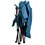 Silla plegable p/playa o camping azul con toldo y bolsa