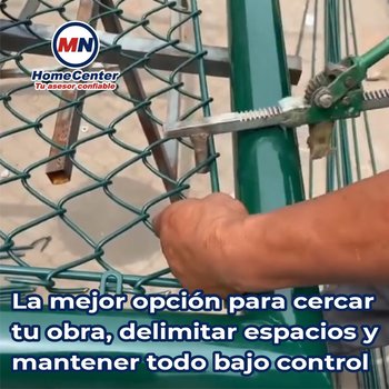 Malla Ciclónica Forrada DeAcero 1 x 20 M Calibre 12.5