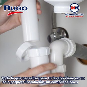 Paquete Instalación de Lavabo Rugo 7 piezas