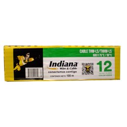Cable Eléctrico Verde Rollo de 100 M Calibre 12 THW-LS