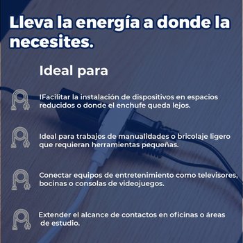 Extensión Eléctrica Doméstica Volteck 10 m