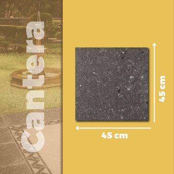 Piso Cantera Negro Daltile 45x45cm