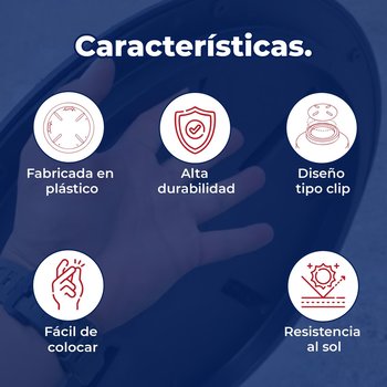 Tapa Para Tinaco Clip Rotoplas Negra