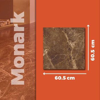 Piso Monark Brown Daltile 60.5x60.5 cm