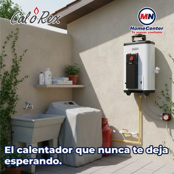 Calentador Paso Rápida Recuperación Calorex Poderus Gas LP 6 L