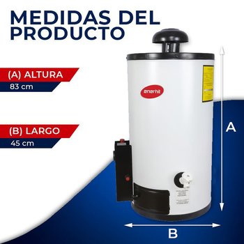Calentador Depósito Trad 40 L Enerhit Gas LP