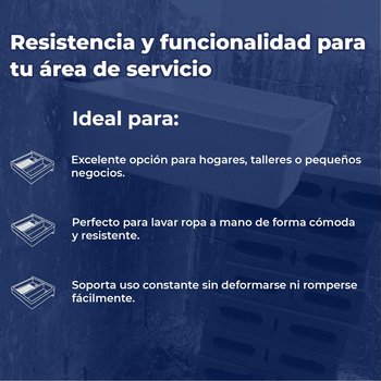 Lavadero Granito Mediano 74 × 69 cm Ideal para el Hogar