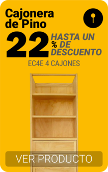 Cajonera de Pino 4 Cajones