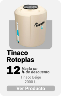 Tinaco Rotoplas Beige 2000 L