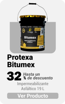 Impermeabilizante Asfáltico Protexa Bitumex 19 Lt