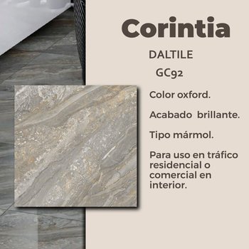 Piso Corintia Oxford Daltile 60.5 x 60.5 cm
