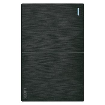 Placa 2 Apagadores Sencillos Lucek Flat Negro