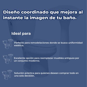 Paquete Sanitario Berlín plus color blanco marca Cato