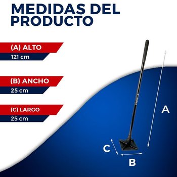 Pisón Truper 10 x 10 pulg Mango Acero