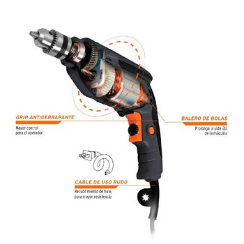 Taladro Industrial Truper 3/8 pulg 400 W
