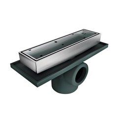 Coladera Una Boca Contra Rectangular 24-RHLI