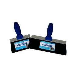 Espátula Acero Azul 12 pulg Mango Plástico