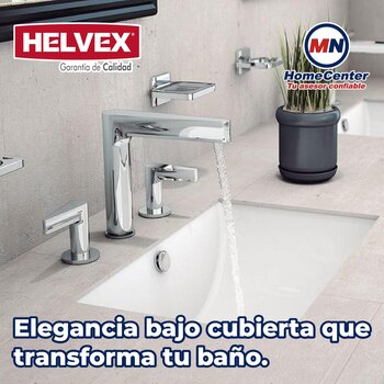 Lavabo Rectangular Marcus Bajo Cubierta con Rebosadero Helvex