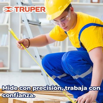 Cinta Medir Flexómetro Gripper Contra Impactos 8 M 25 MM Truper