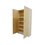 Alacena de Madera 60x30x180 cm Excel Mueble de Cocina Rústico